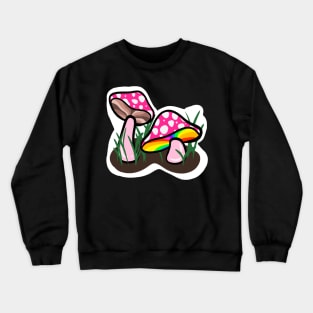 pink mushies Crewneck Sweatshirt